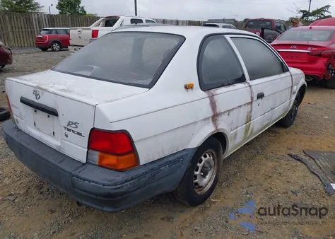 1995 Toyota Tercel Std из США, поврежденный, VIN JT2EL55DXS0065343